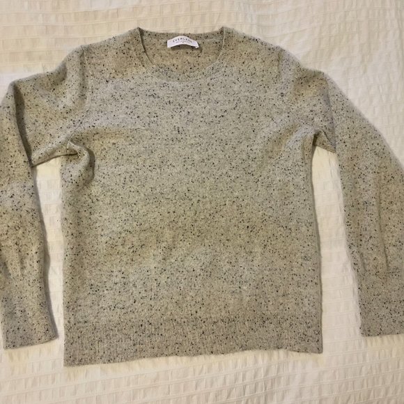 Everlane Speckled Cashmere Crew Neck - Picture 1 of 4